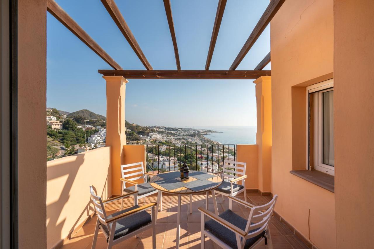 Chalet Con Vistas Al Mar Y Piscina Mojácar Kültér fotó