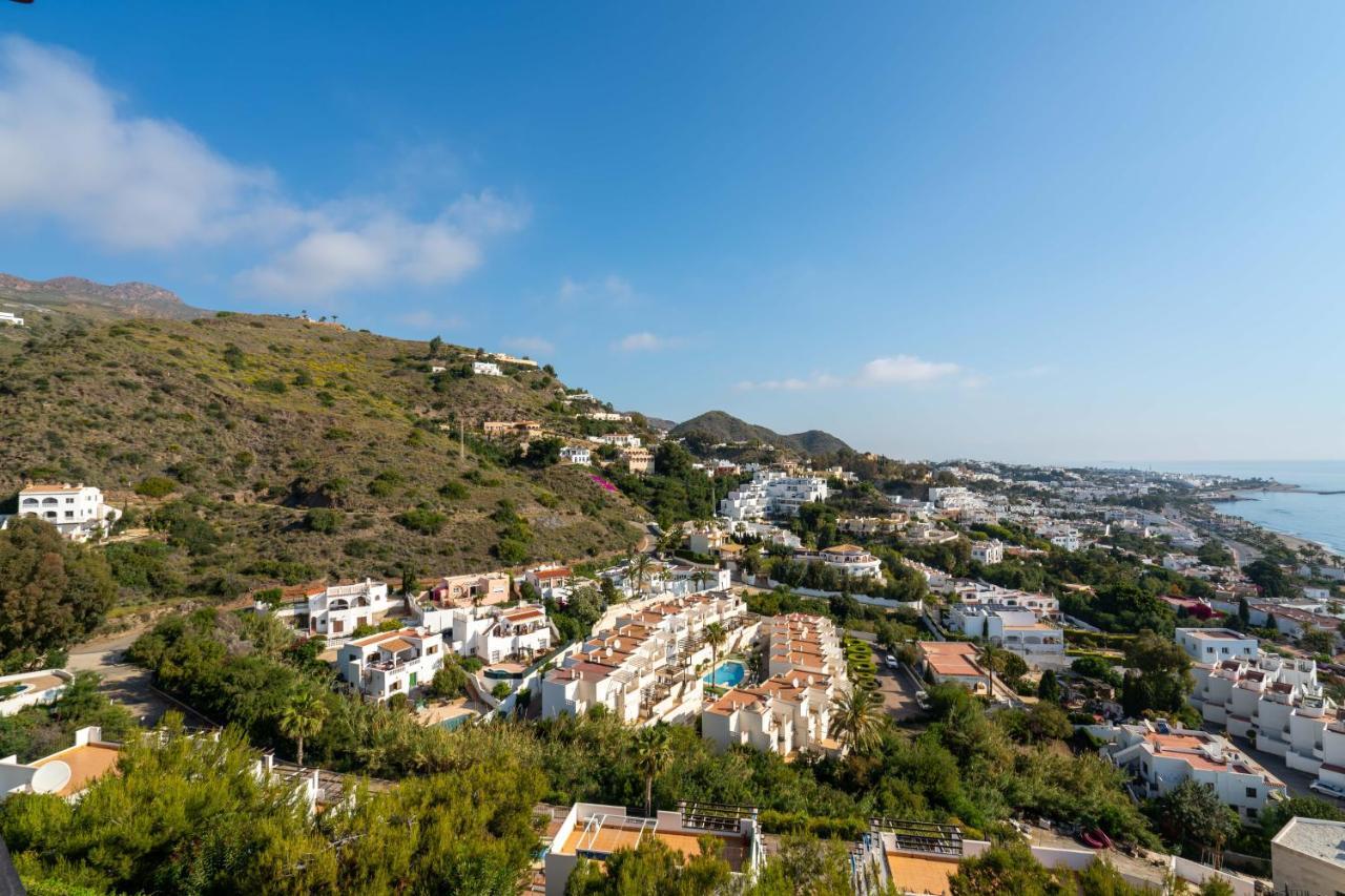 Chalet Con Vistas Al Mar Y Piscina Mojácar Kültér fotó