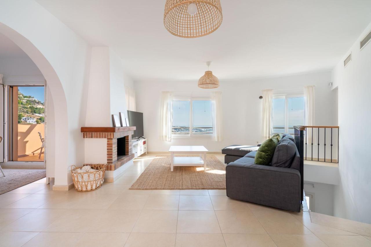 Chalet Con Vistas Al Mar Y Piscina Mojácar Kültér fotó