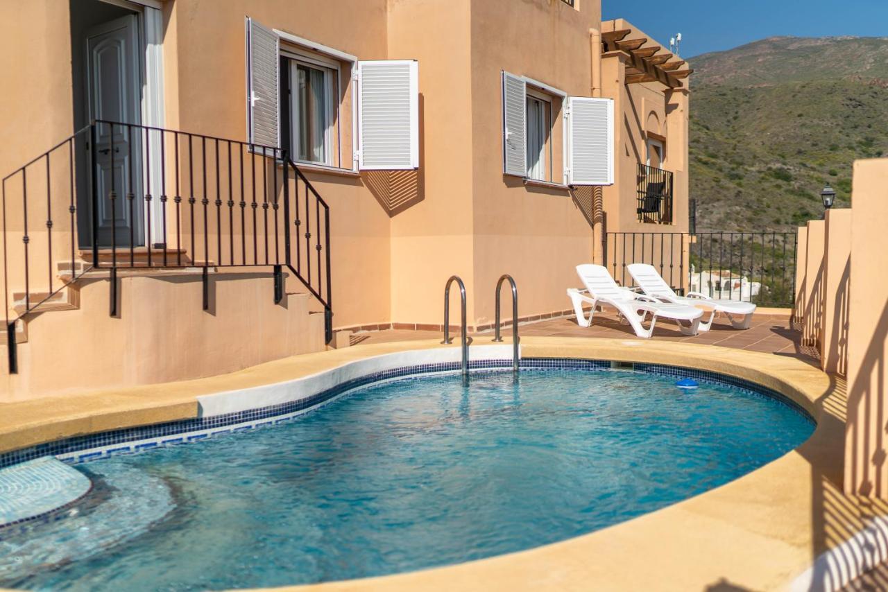Chalet Con Vistas Al Mar Y Piscina Mojácar Kültér fotó