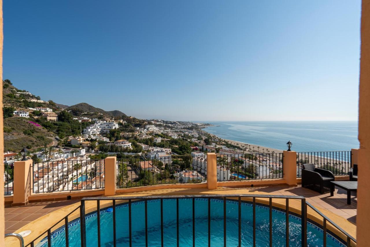 Chalet Con Vistas Al Mar Y Piscina Mojácar Kültér fotó