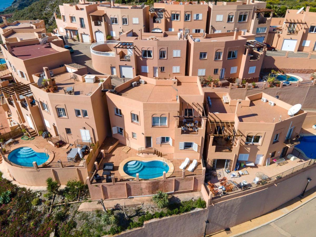 Chalet Con Vistas Al Mar Y Piscina Mojácar Kültér fotó