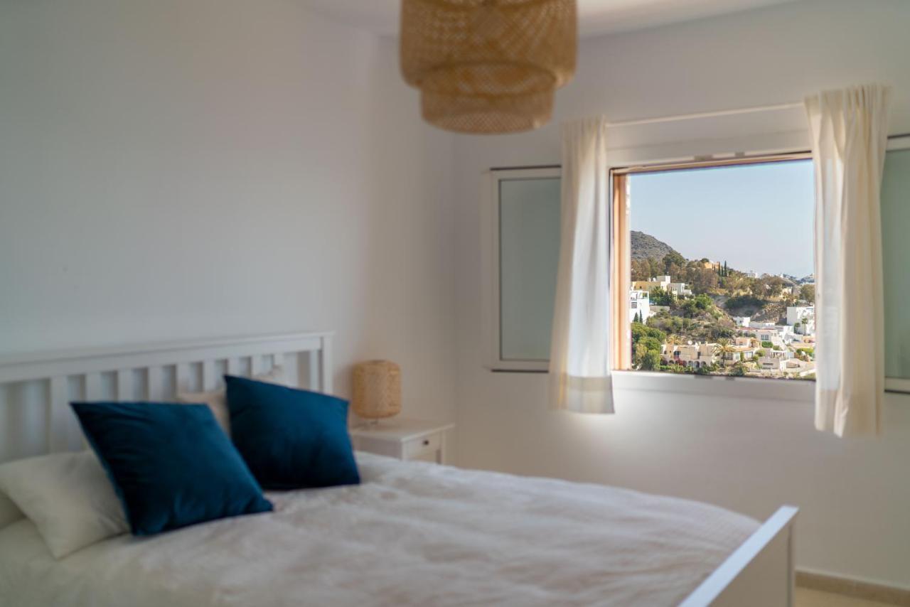 Chalet Con Vistas Al Mar Y Piscina Mojácar Kültér fotó