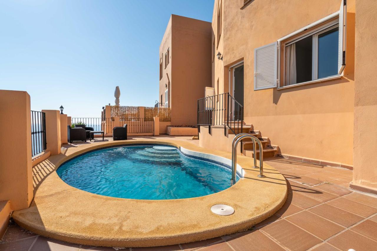 Chalet Con Vistas Al Mar Y Piscina Mojácar Kültér fotó