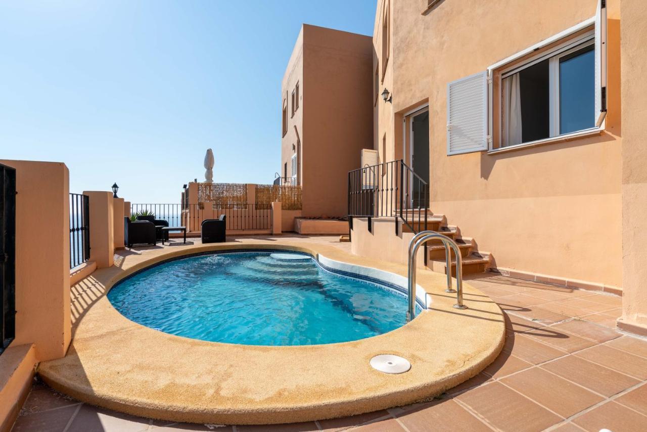 Chalet Con Vistas Al Mar Y Piscina Mojácar Kültér fotó