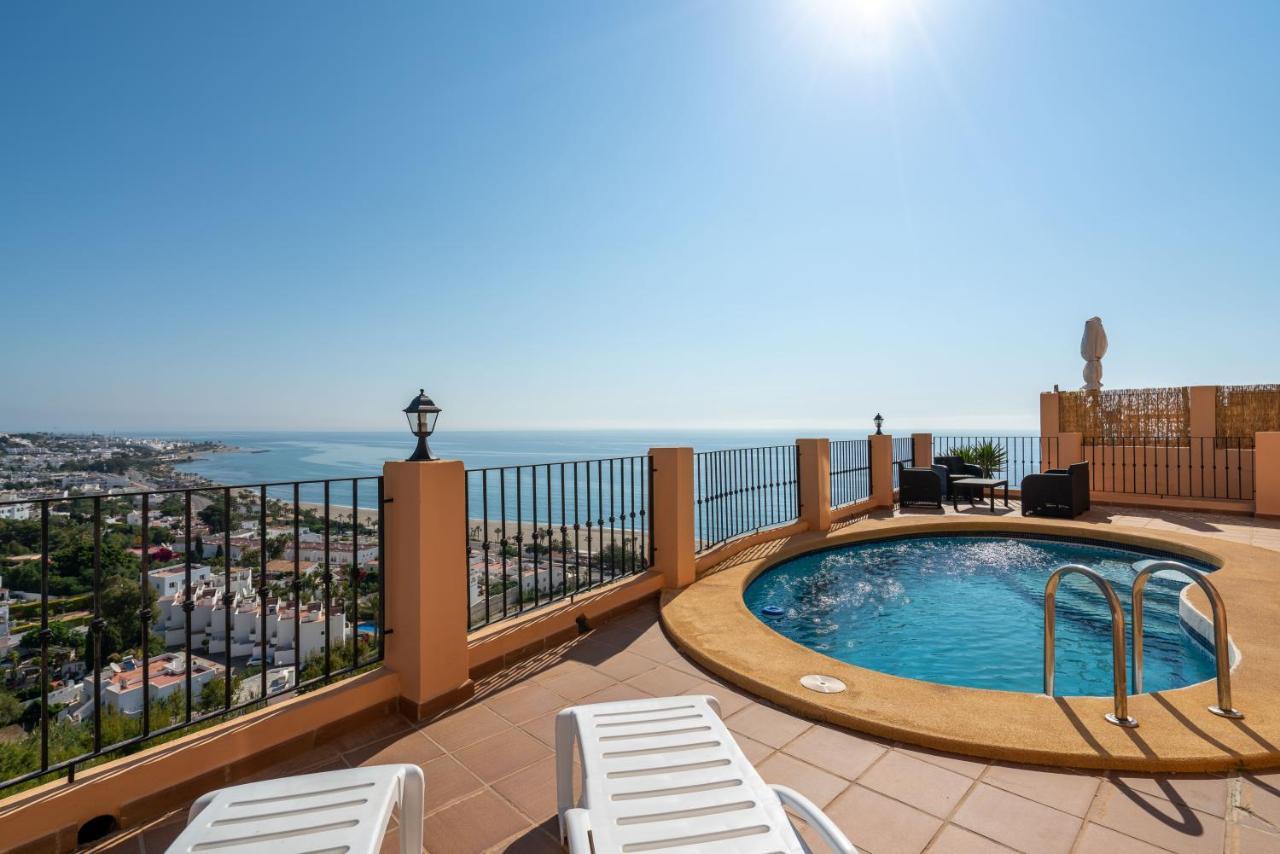 Chalet Con Vistas Al Mar Y Piscina Mojácar Kültér fotó