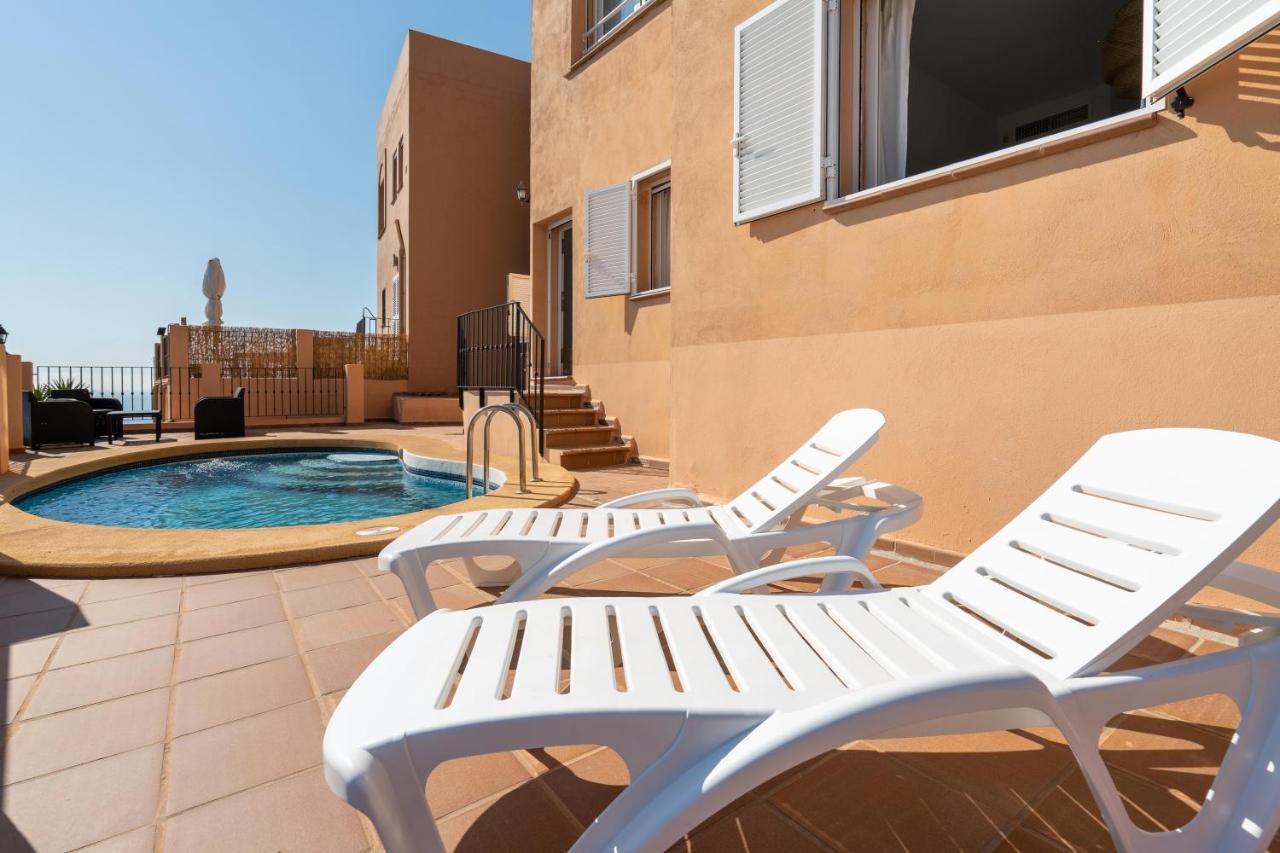 Chalet Con Vistas Al Mar Y Piscina Mojácar Kültér fotó