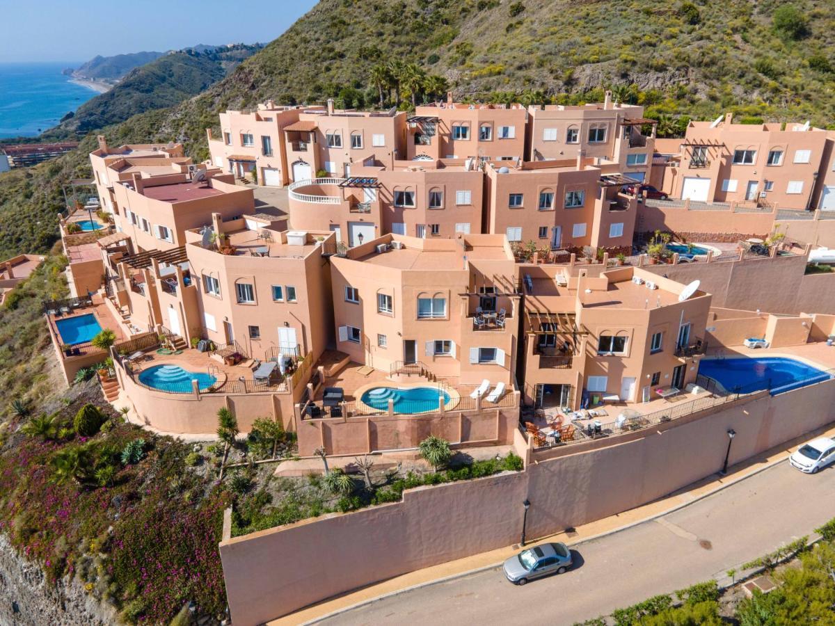 Chalet Con Vistas Al Mar Y Piscina Mojácar Kültér fotó