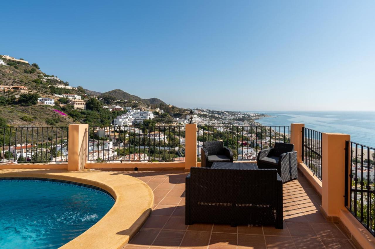 Chalet Con Vistas Al Mar Y Piscina Mojácar Kültér fotó