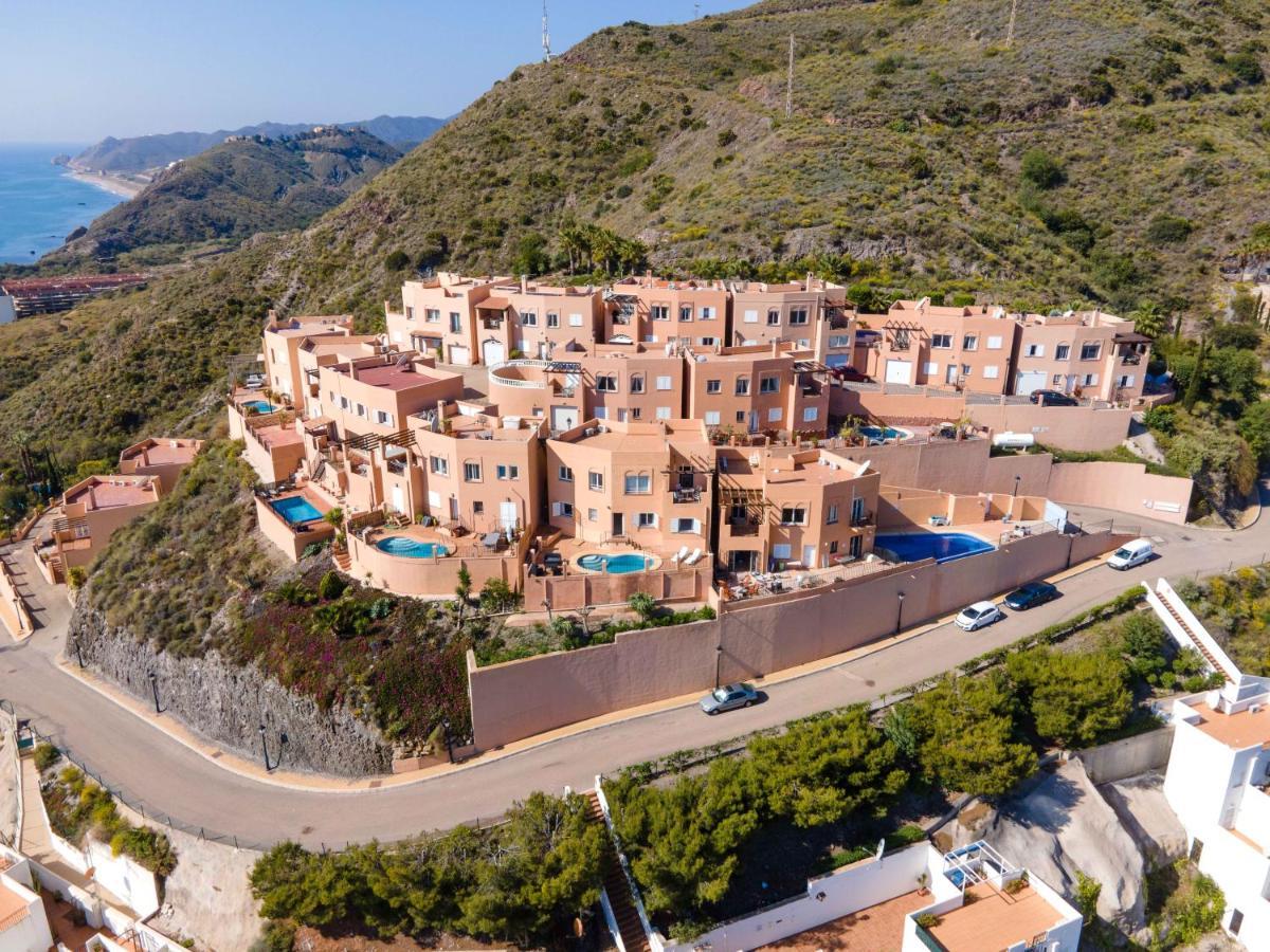 Chalet Con Vistas Al Mar Y Piscina Mojácar Kültér fotó